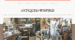 Desktop Screenshot of antiquesofwinfield.com